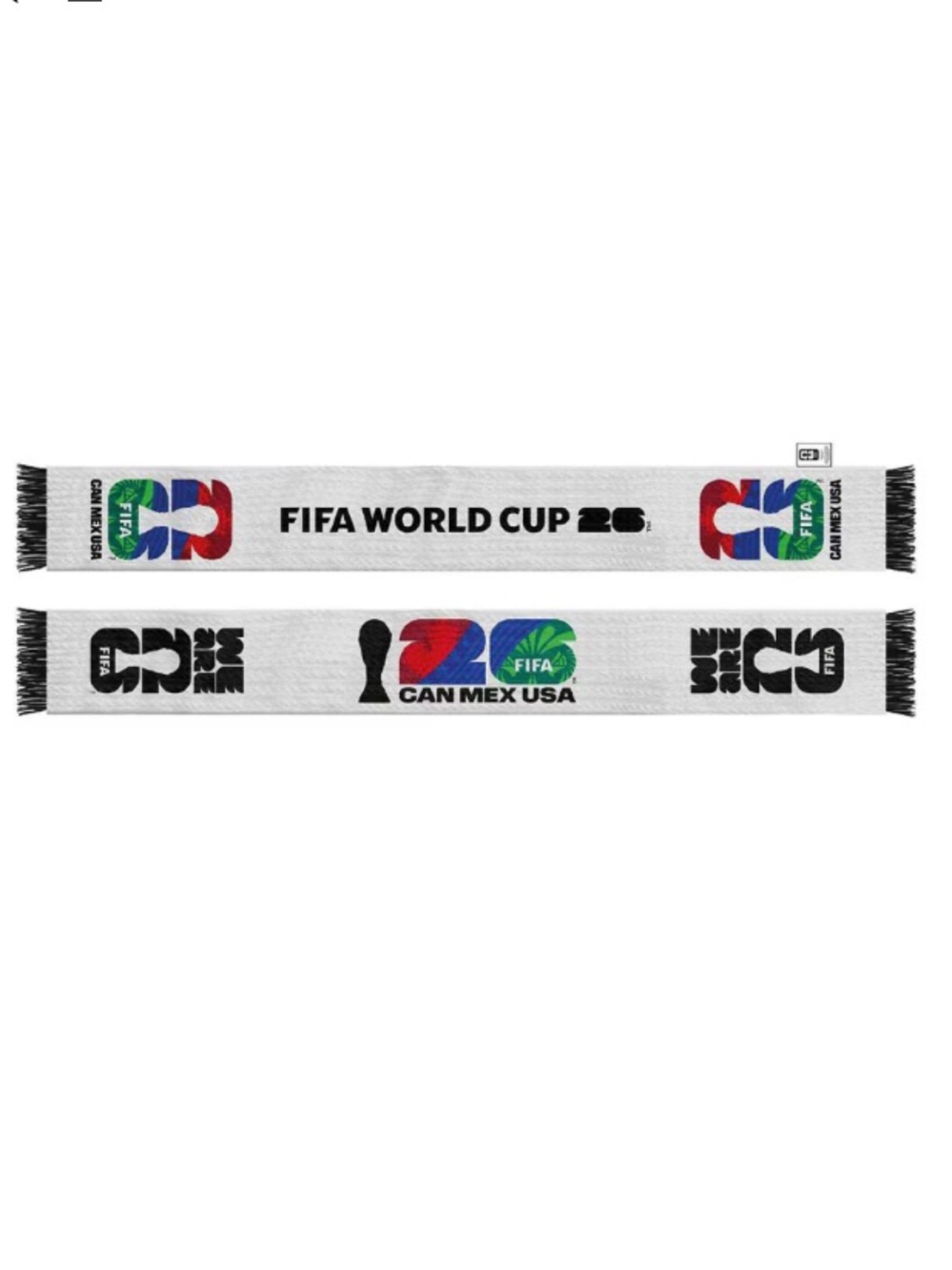 NEW FIFA World Cup White Canada Mexico Scarf